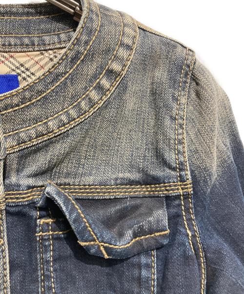 BURBERRY BLUE LABEL（バーバリー ブルー レーベル）BURBERRY BLUE LABEL (バーバリー ブルー レーベル) デニムジャケット インディゴ サイズ:36の古着・服飾アイテム