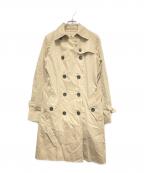 BURBERRY BLUE LABELバーバリー ブルー レーベル）の古着「チェック柄ライナー ベルト付き トレンチコート」｜ベージュ