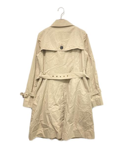 BURBERRY BLUE LABEL（バーバリー ブルー レーベル）BURBERRY BLUE LABEL (バーバリー ブルー レーベル) チェック柄ライナー ベルト付き トレンチコート ベージュ サイズ:38の古着・服飾アイテム