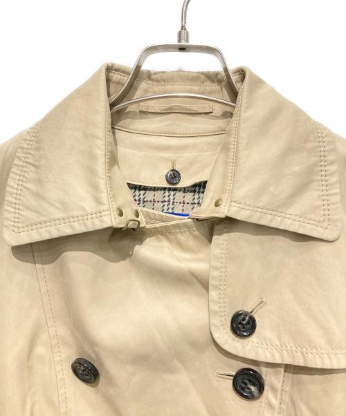 BURBERRY BLUE LABEL（バーバリー ブルー レーベル）BURBERRY BLUE LABEL (バーバリー ブルー レーベル) チェック柄ライナー ベルト付き トレンチコート ベージュ サイズ:38の古着・服飾アイテム