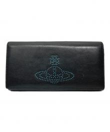 Vivienne Westwood（ヴィヴィアンウエストウッド）の古着「オーブ長財布」｜ブラック