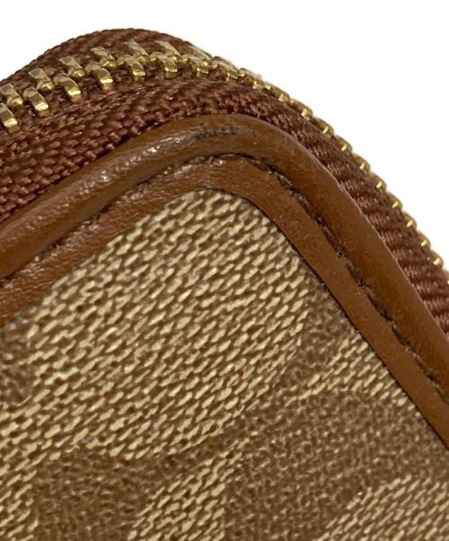 COACH（コーチ）COACH (コーチ) シグネチャー財布 ブラウンの古着・服飾アイテム
