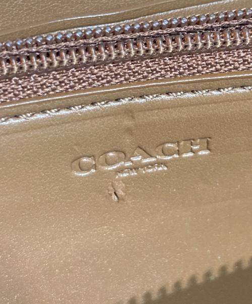 COACH（コーチ）COACH (コーチ) シグネチャー財布 ブラウンの古着・服飾アイテム