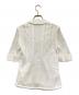 FRED PERRY (フレッドペリー) OPEN KNIT BUTTON THROUGH SHIRT ホワイト サイズ:38：7000円