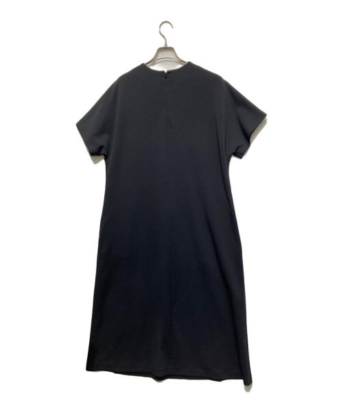 ADORE（アドーア）ADORE (アドーア) スカラップジャージーワンピース ブラック サイズ:38の古着・服飾アイテム