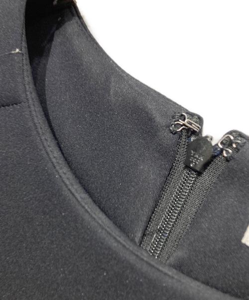 ADORE（アドーア）ADORE (アドーア) スカラップジャージーワンピース ブラック サイズ:38の古着・服飾アイテム