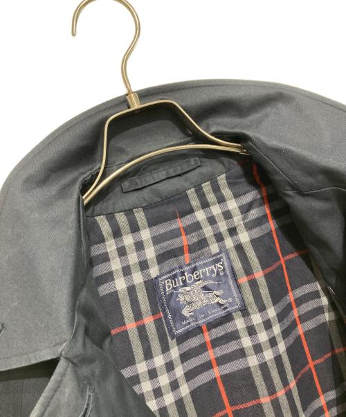 Burberry's（バーバリーズ）Burberry's (バーバリーズ) 裏地チェックトレンチコート ネイビー サイズ:サイズ不明の古着・服飾アイテム