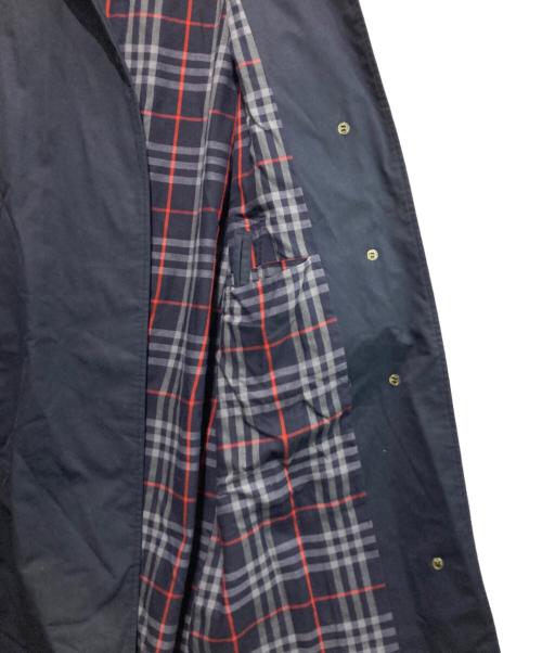 Burberry's（バーバリーズ）Burberry's (バーバリーズ) 裏地チェックトレンチコート ネイビー サイズ:サイズ不明の古着・服飾アイテム