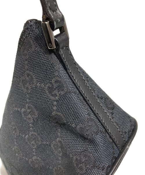GUCCI（グッチ）GUCCI (グッチ) ハンドポーチ ブラックの古着・服飾アイテム