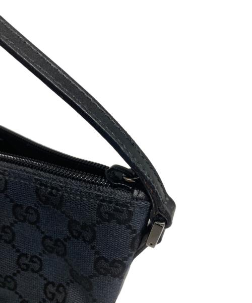 GUCCI（グッチ）GUCCI (グッチ) ハンドポーチ ブラックの古着・服飾アイテム