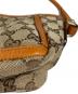 中古・古着 GUCCI (グッチ) GGキャンパスワンショルダーバッグ オレンジ×ベージュ：55000円