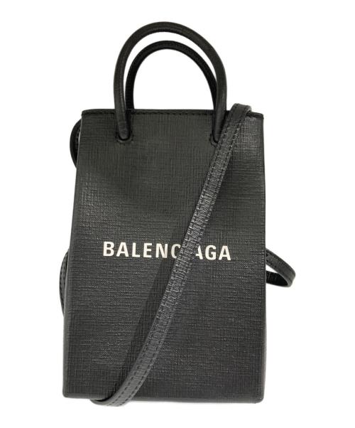 BALENCIAGA（バレンシアガ）BALENCIAGA (バレンシアガ) SHOPPING PHONE HOLDER ブラックの古着・服飾アイテム