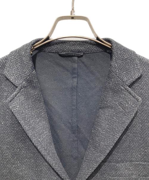 BROOKS BROTHERS（ブルックスブラザーズ）BROOKS BROTHERS (ブルックスブラザーズ) コットンブレンドジャージーヘリンボーン段返り３釦サックジャケット ブラック サイズ:03の古着・服飾アイテム