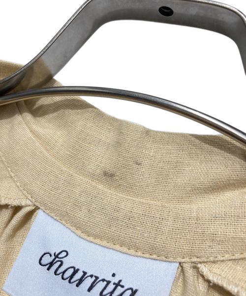 charrita（チャリータ）charrita (チャリータ) リネンワンピース ベージュ サイズ:Freeの古着・服飾アイテム