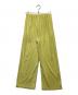 Sea Room Lynn (シールームリン) Rippleパイルイージーパンツ イエロー サイズ:M：5000円
