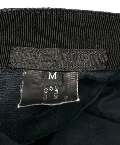 PRADA（プラダ）PRADA (プラダ) メッシュキャップ ブラック サイズ:Mの古着・服飾アイテム