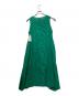 Floral (フローラル) リネンノースリーブワンピース グリーン サイズ:ML 未使用品：5000円