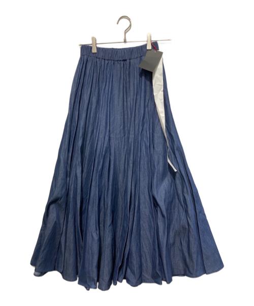 TRANOI（トラノイ）TRANOI (トラノイ) 26SS サーキュラーデニムスカート インディゴ サイズ:1 未使用品の古着・服飾アイテム