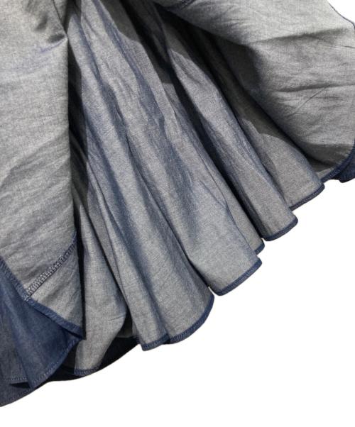 TRANOI（トラノイ）TRANOI (トラノイ) 26SS サーキュラーデニムスカート インディゴ サイズ:1 未使用品の古着・服飾アイテム