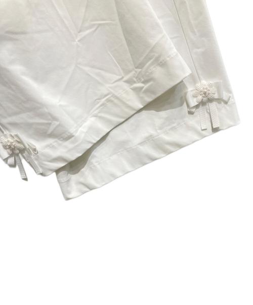 Super Beauty（スーパービューティ）Super Beauty (スーパービューティ) ハイテンション ワイドパンツ ホワイト サイズ:42の古着・服飾アイテム