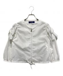 M'S GRACY（エムズグレイシー）の古着「袖リボンブルゾン」｜ホワイト