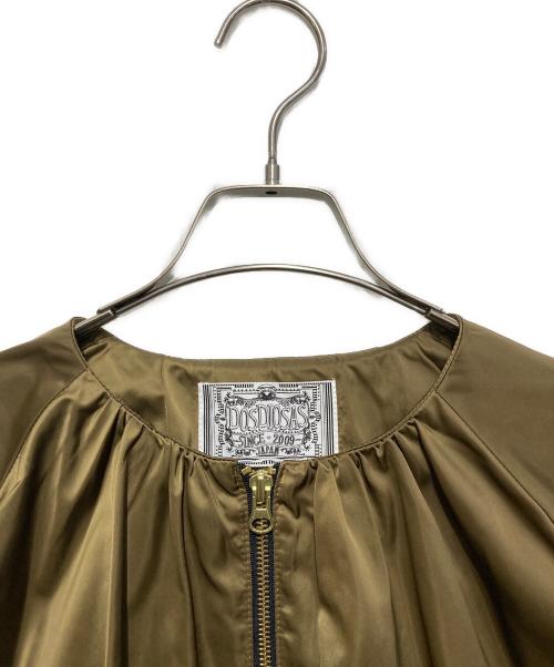 DOS DIOSAS（ドスディオサス）DOS DIOSAS (ドスディオサス) バルーンスリーブジャケット カーキ サイズ:38 未使用品の古着・服飾アイテム