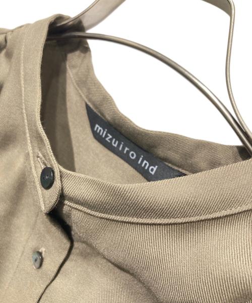 mizuiro-ind（ミズイロインド）mizuiro-ind (ミズイロインド) シャツワンピース ブラウン サイズ:Freeの古着・服飾アイテム