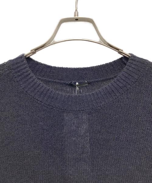 COMOLI（コモリ）COMOLI (コモリ) カシミヤ製品染 クルーネックニット ネイビー サイズ:3の古着・服飾アイテム
