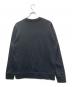maison kitsune (メゾンキツネ) フォックスヘッド レギュラー スウェットシャツ ブラック サイズ:L：12000円
