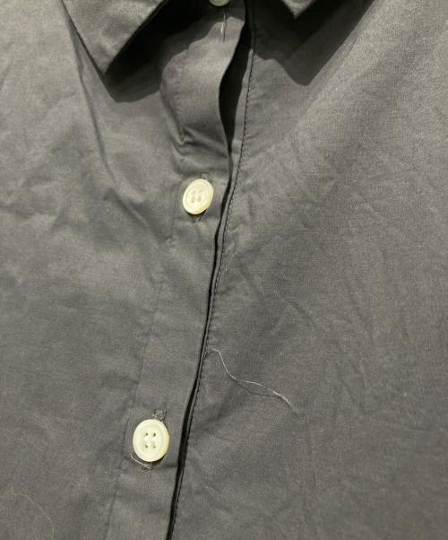 Gauze#（ガーゼ）gauze# (ガーゼ) FRENCH Bleu (フレンチブリュ) 別注コットン2WAYロールカラーワンピース グレー サイズ:FREEの古着・服飾アイテム