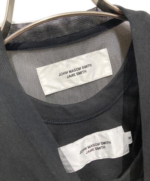 JOHN MASON SMITH（ジョンメイソンスミス）JOHN MASON SMITH (ジョンメイソンスミス) 25SS SHORT SLEEVE WITH TANK LAYERED PULLOVER ブラック サイズ:36の古着・服飾アイテム