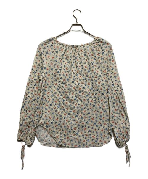 POLO RALPH LAUREN（ポロ・ラルフローレン）POLO RALPH LAUREN (ポロ・ラルフローレン) 花柄ブラウス ホワイト サイズ:XSの古着・服飾アイテム