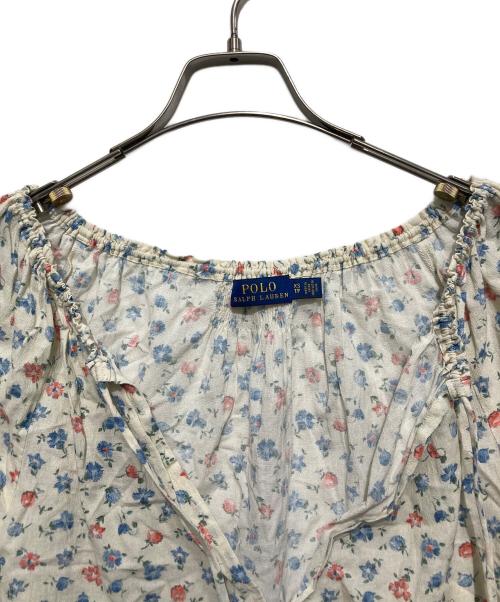 POLO RALPH LAUREN（ポロ・ラルフローレン）POLO RALPH LAUREN (ポロ・ラルフローレン) 花柄ブラウス ホワイト サイズ:XSの古着・服飾アイテム