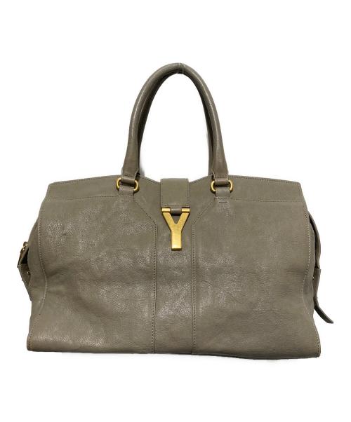 Yves Saint Laurent（イヴサンローラン）Yves Saint Laurent (イヴサンローラン) カバスシックトートバッグ グレージュの古着・服飾アイテム
