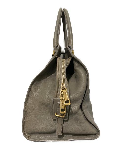Yves Saint Laurent（イヴサンローラン）Yves Saint Laurent (イヴサンローラン) カバスシックトートバッグ グレージュの古着・服飾アイテム