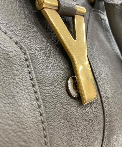 Yves Saint Laurent（イヴサンローラン）Yves Saint Laurent (イヴサンローラン) カバスシックトートバッグ グレージュの古着・服飾アイテム