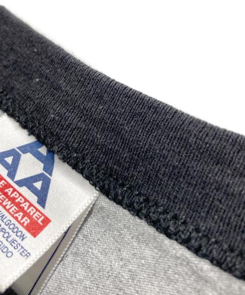 ALSTYLE APPAREL & ACTIVEWEAR（アレスタイルアパレル＆アクティブウェア）ALSTYLE APPAREL & ACTIVEWEAR (アレスタイルアパレル＆アクティブウェア) リンガーTシャツ グレー サイズ:Mの古着・服飾アイテム
