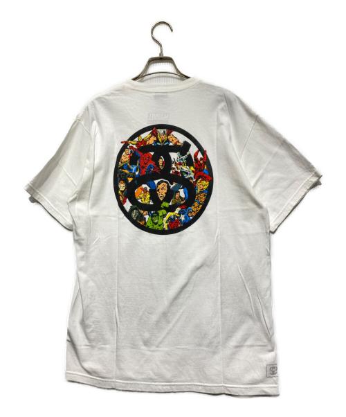 stussy（ステューシー）stussy (ステューシー) MARVEL (マーベル) プリントTシャツ ホワイト サイズ:Mの古着・服飾アイテム