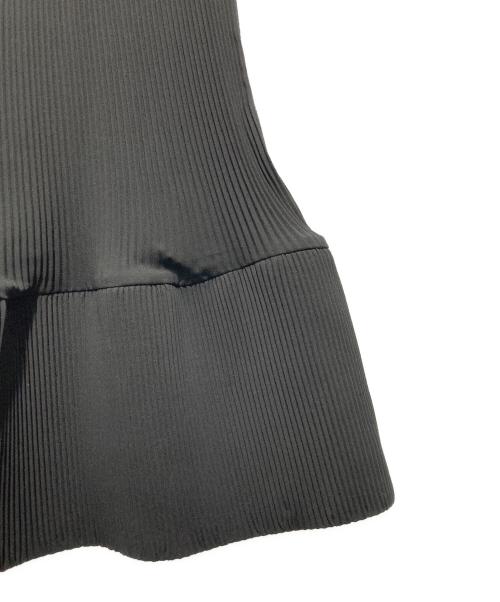 ENFOLD（エンフォルド）ENFOLD (エンフォルド) PLEAT WAVE SKIRT ブラック サイズ:36の古着・服飾アイテム