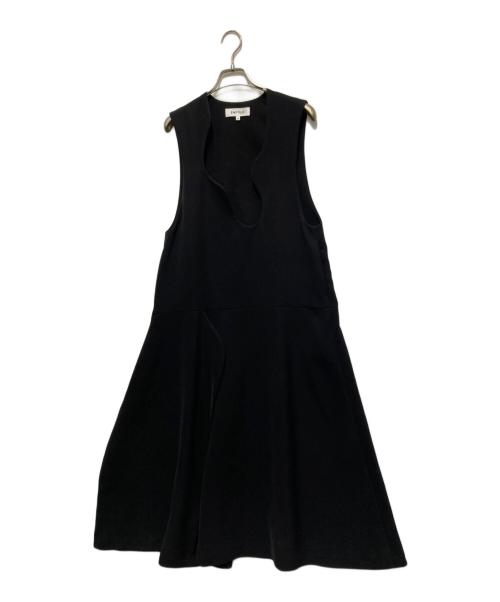 ENFOLD（エンフォルド）ENFOLD (エンフォルド) ROUND-NECK JUMPER-DRESS ブラック サイズ:36の古着・服飾アイテム