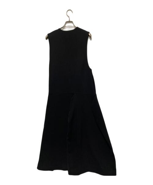 ENFOLD（エンフォルド）ENFOLD (エンフォルド) ROUND-NECK JUMPER-DRESS ブラック サイズ:36の古着・服飾アイテム