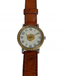 中古・古着通販】HERMES (エルメス) 腕時計 ブラウン｜ブランド・古着