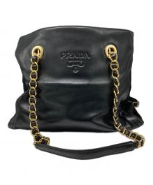 PRADA（プラダ）の古着「チェーンレザートートバッグ」