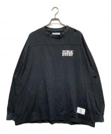 MAISON SPECIAL（メゾンスペシャル）の古着「プリントカットソー/PUBLIC ENEMY」｜ブラック