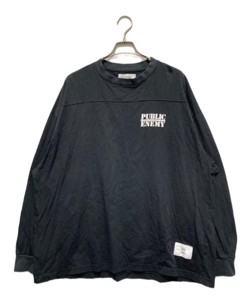 MAISON SPECIAL（メゾンスペシャル）MAISON SPECIAL (メゾンスペシャル) プリントカットソー/PUBLIC ENEMY ブラック サイズ:2の古着・服飾アイテム