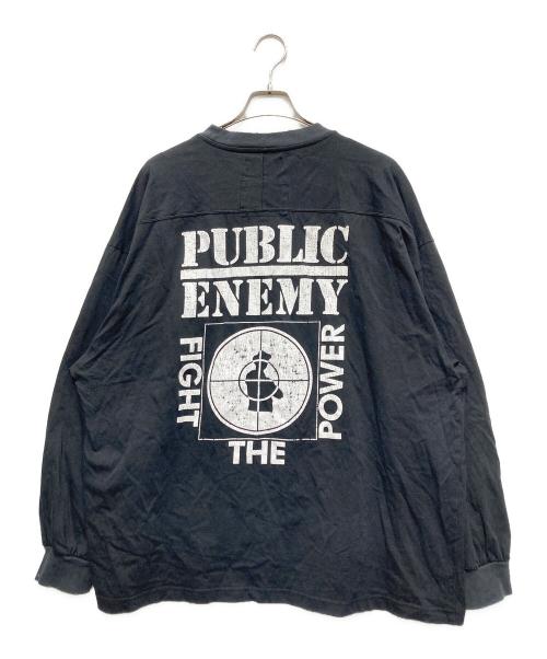 MAISON SPECIAL（メゾンスペシャル）MAISON SPECIAL (メゾンスペシャル) プリントカットソー/PUBLIC ENEMY ブラック サイズ:2の古着・服飾アイテム