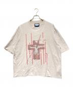 MAISON SPECIALメゾンスペシャル）の古着「Prime-Over Crew Neck T-Shirt」｜ベージュ
