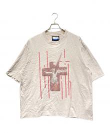 MAISON SPECIAL（メゾンスペシャル）の古着「Prime-Over Crew Neck T-Shirt」｜ベージュ