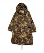 beautiful peopleビューティフルピープル）の古着「cotton ripstop camouflage modscoat」｜ブラウン