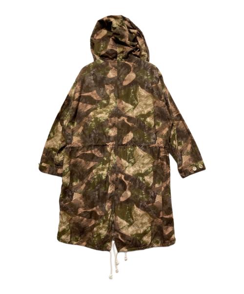 beautiful people（ビューティフルピープル）beautiful people (ビューティフルピープル) cotton ripstop camouflage modscoat ブラウン サイズ:34の古着・服飾アイテム